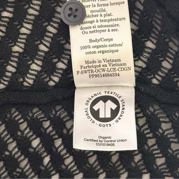 Everlane Black Lace Knit Cardigan - Picture 9 of 12